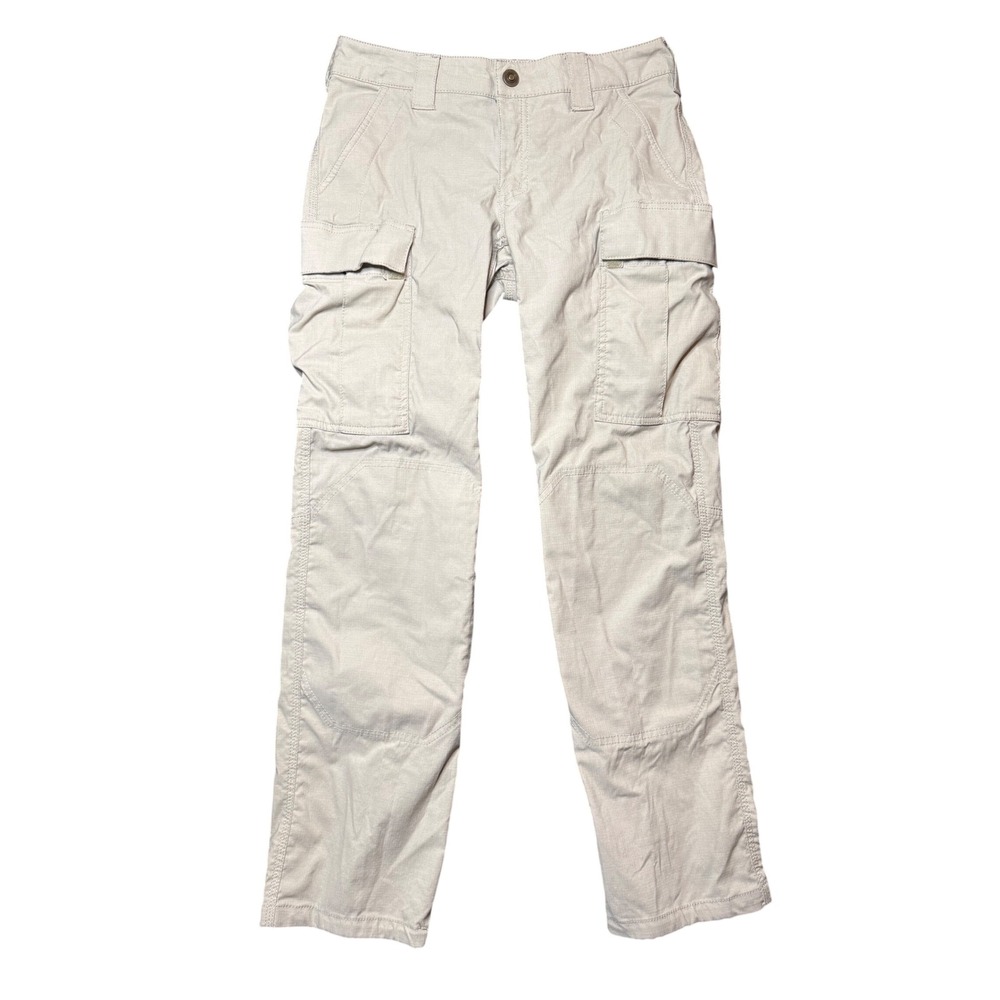 First Tactical V2 Cargo Pants Womens 6 Regular Tan Ripstop Utility Pockets